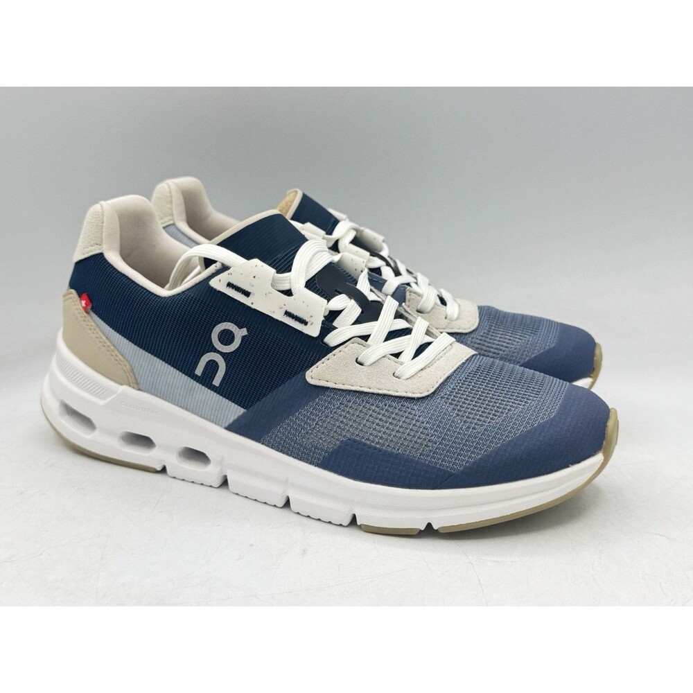 On Cloud Cloudrift Metal Navy Running Shoes 87-98404 Women's Size 5.5
